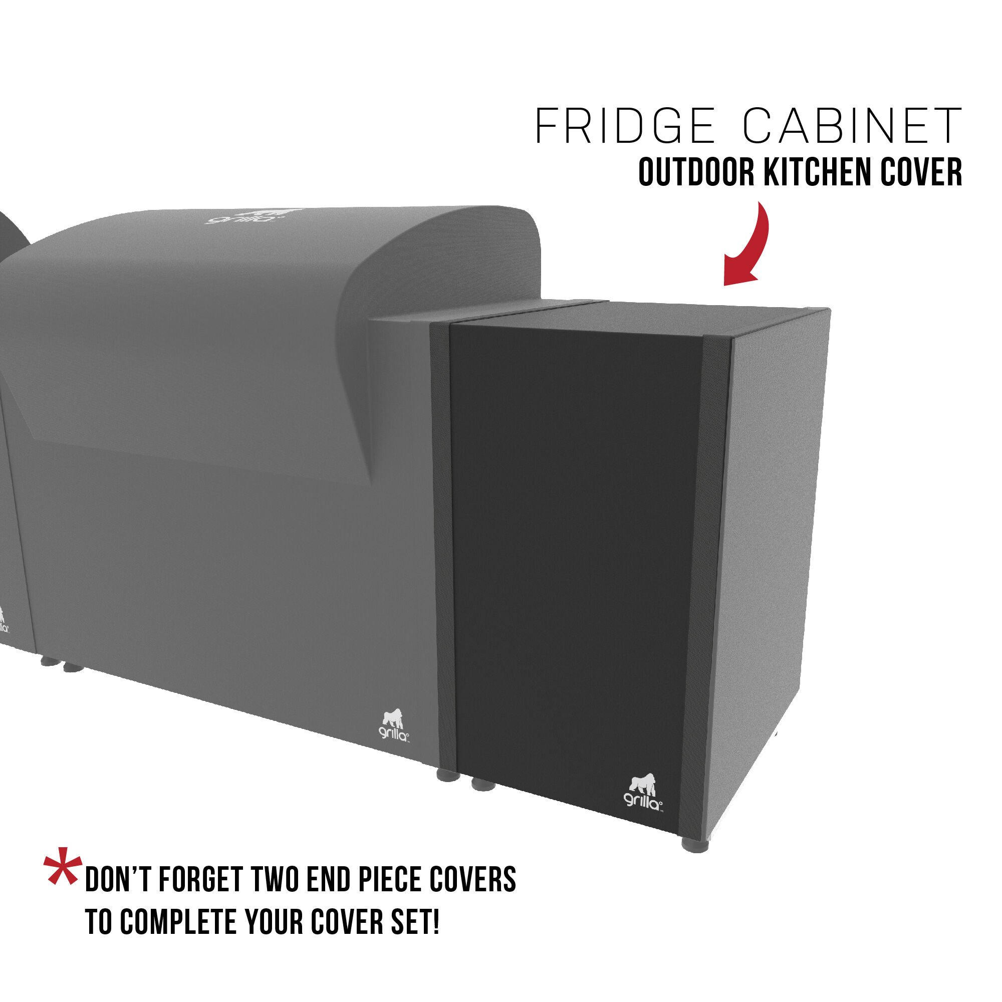 Outdoor Fridge Cabinet - Outdoor Kitchen Cover